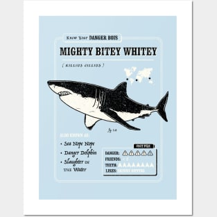 Mighty Bitey Whitey Posters and Art